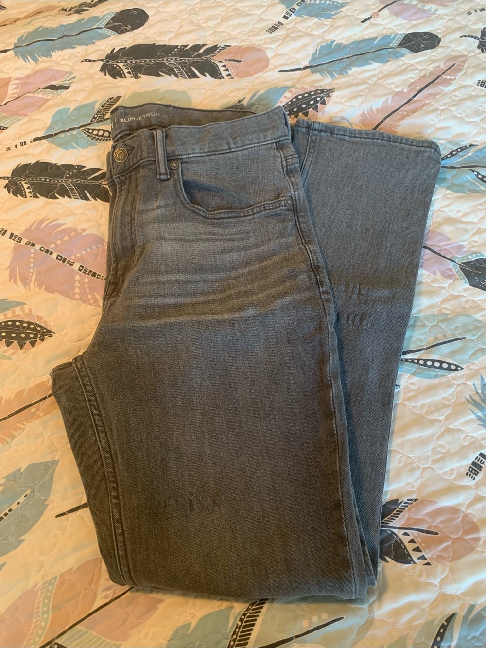 Old Navy Straight-Leg Men’s Jeans - Gray
